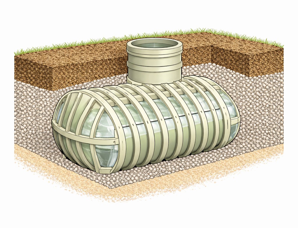 Jak správně obsypat plastovou jímku vykres